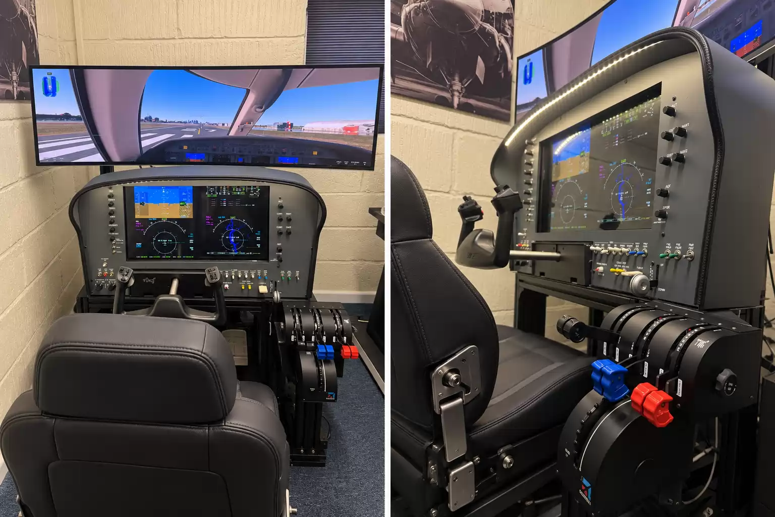 Additional flight simulator station at Diss Simulator Centre