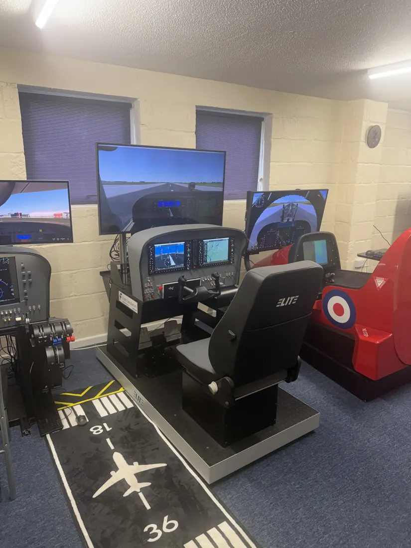 Elite 172 light-aircraft simulator at Diss Simulator Centre