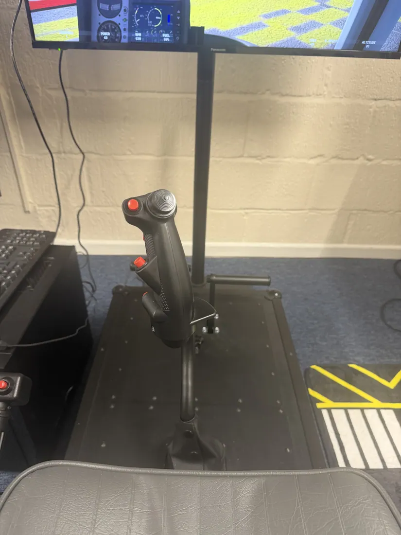 Elite helicopter simulator at Diss Simulator Centre