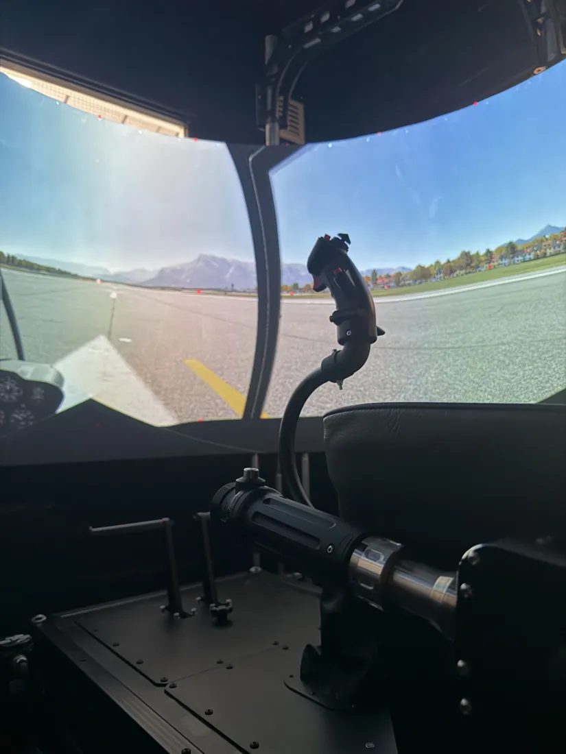 Immersive projection simulator at Diss Simulator Centre