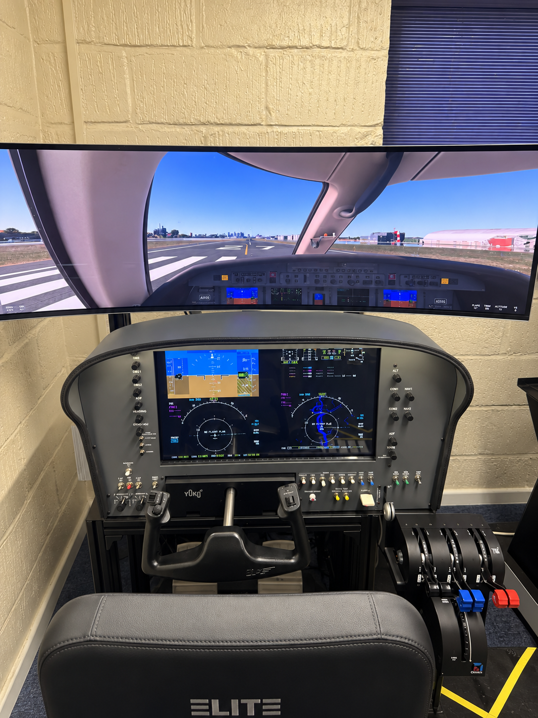Solo Panel Flight Simulator at Diss Simulator Centre, view 3